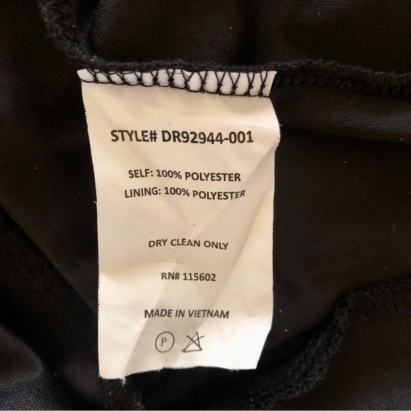 Lush. Faux Wrap High Low Maxi Dress. Blue and Pink Pattern. Small - Picture 15 of 15